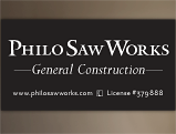 Banner design for Philo Saw Works