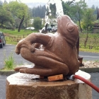 Frog - Stone Fountain Side View