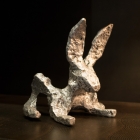 Glyphs – aluminum, Bunny facing right