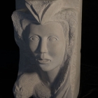 Etruscan: Limestone Sculpture by Paulo Ferreira - Right View