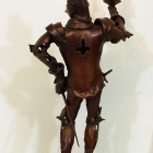 Knight Light - lost wax bronze, back view