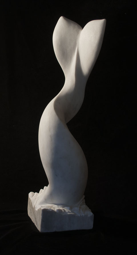 Tale: Marble Sculpture by Paulo Ferreira - Left Angle 2