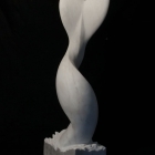 Tale: Marble Sculpture by Paulo Ferreira - Left Angle