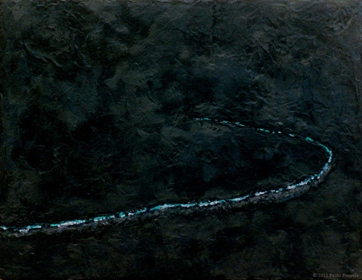 Lumen I - 14" x 18", oil & wax on canvas