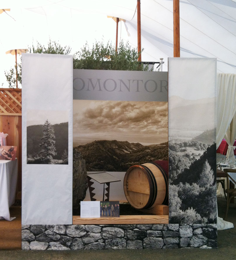 Promontory Auction Lot - Napa Valley Auction Lot Display Booth