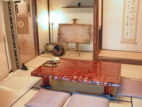 Interior of a restored home: Omachi