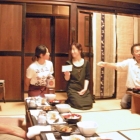 Oda-San presents the host and daughter of our dinner