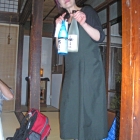 Our dinner hostess introduces the 5,000 kinds of sake to be served