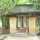 Temple at the wasabi farm