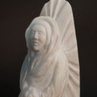 The Virgin Everywhere: Marble Sculpture by Paulo Ferreira - Detail right side