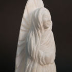 The Virgin Everywhere: Marble Sculpture by Paulo Ferreira - Detail left side