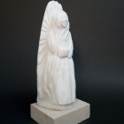 The Virgin Everywhere: Marble Sculpture by Paulo Ferreira - Left View